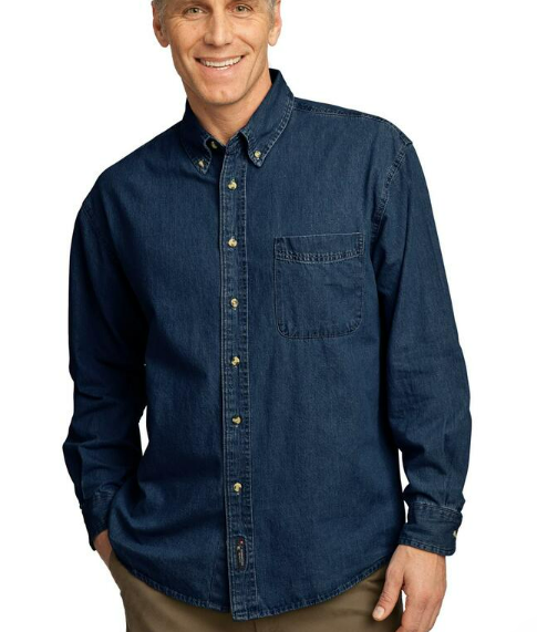 Denim Button Up | Men