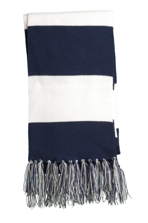 Striped scarf